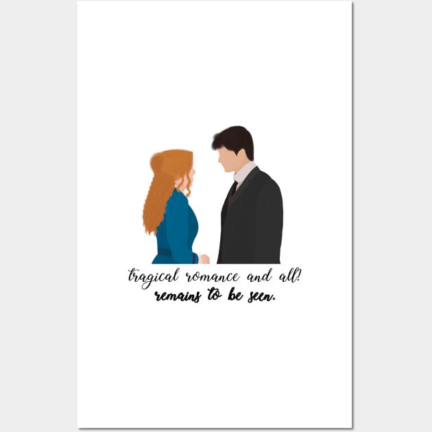 Anne and Gilbert Blythe Fan Art Tragical Romance and All Remains To Be Seen Wall Art by senaeksi